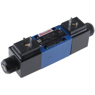 Bosch Rexroth Solenoid Operated Directional Spool Valve 230V, 3 Positions, 4 Ports, 80 L/min Flow, 350 bar R900558641