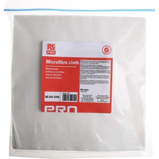 RS PRO White Cloths for General Cleaning Dry Use Bag of 100 Per Pack 150 x 355 mm Single Use 251-3744
