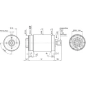 Portescap Low Inertia Type Servo DC Motor 32V 102W 5900rpm 115mNm 3mm Shaft Diameter 35NT2R 82 426SP.77