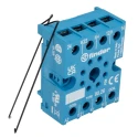 Finder 90 Relay Socket 8 Way 250V AC 10A Screw Terminal DIN Rail Mount 90.26SMA