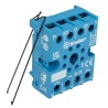 Finder 90 Relay Socket 8 Way 250V AC 10A Screw Terminal DIN Rail Mount 90.26SMA