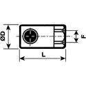 Staubli ? Fluid Connectors Polyamide Safety Quick Connect Coupling 1/4 in Female G 08mm ERS 06.1101