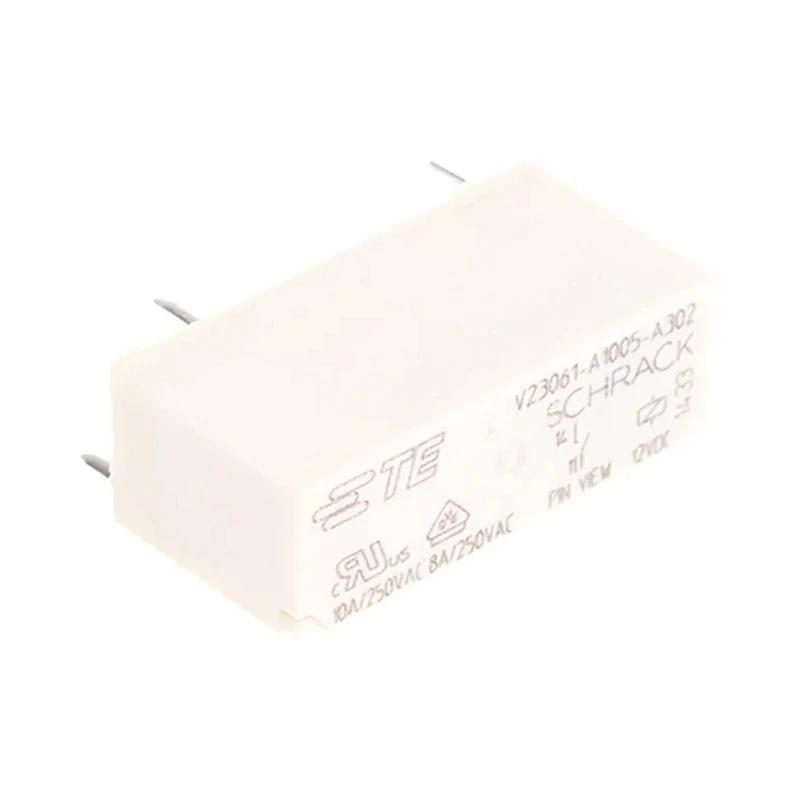 TE Connectivity PCB Power Relay 12V DC Coil 8A Switching Current SPST V23061A1005A302