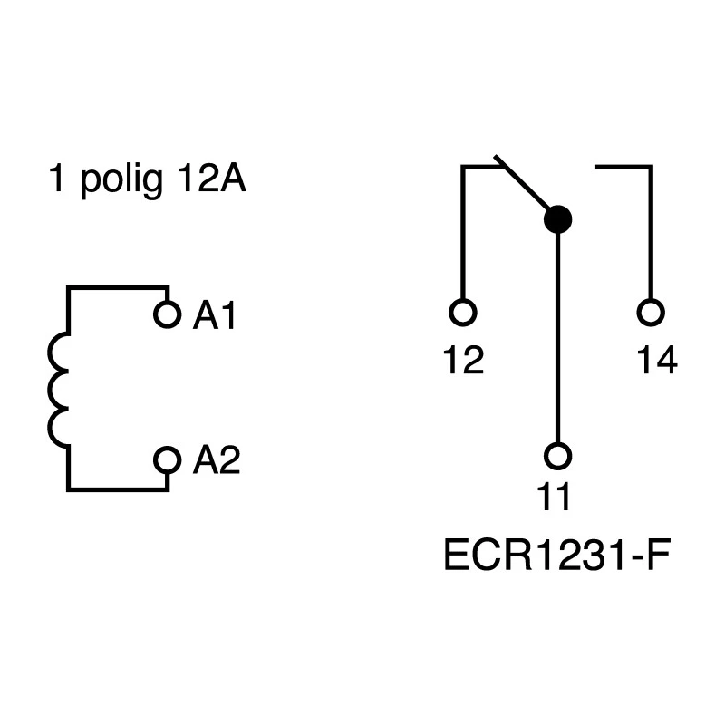 TE Connectivity PCB Power Relay 24V dc Coil 12A Switching Current SPDT 5-1393239-5