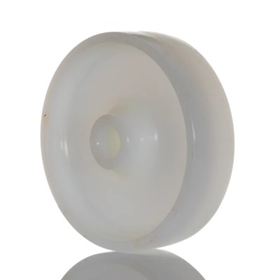 LAG White Polyamide Medium Heavy Duty Trolley Wheel 80mm Diameter 30mm Width 150kg Load Capacity Model 4021