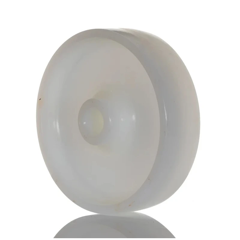 LAG White Polyamide Medium Heavy Duty Trolley Wheel 80mm Diameter 30mm Width 150kg Load Capacity Model 4021