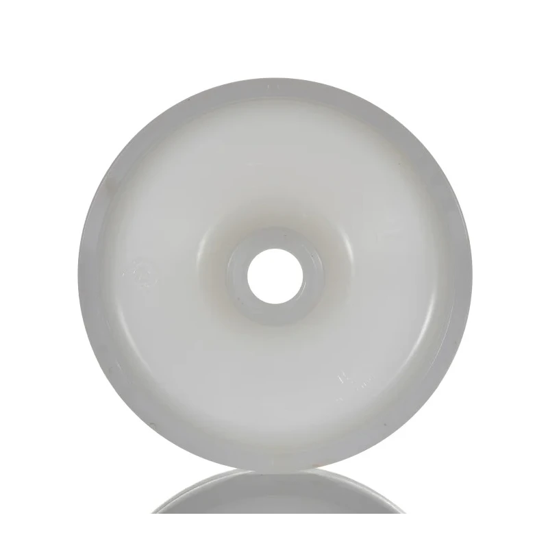 LAG White Polyamide Medium Heavy Duty Trolley Wheel 80mm Diameter 30mm Width 150kg Load Capacity Model 4021