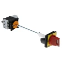 Schneider Electric 3-Pole Panel Mount Isolator Switch, 25A, IP20 & IP65 Rated, Red Handle VCCF0