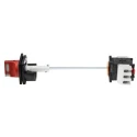Schneider Electric 3-Pole Panel Mount Isolator Switch, 25A, IP20 & IP65 Rated, Red Handle VCCF0