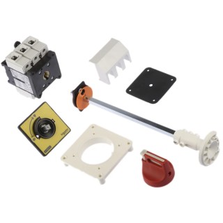 Schneider Electric 3-Pole Panel Mount Isolator Switch, Red Handle, IP20 IP65, 63A, VARIO Series VCCF3