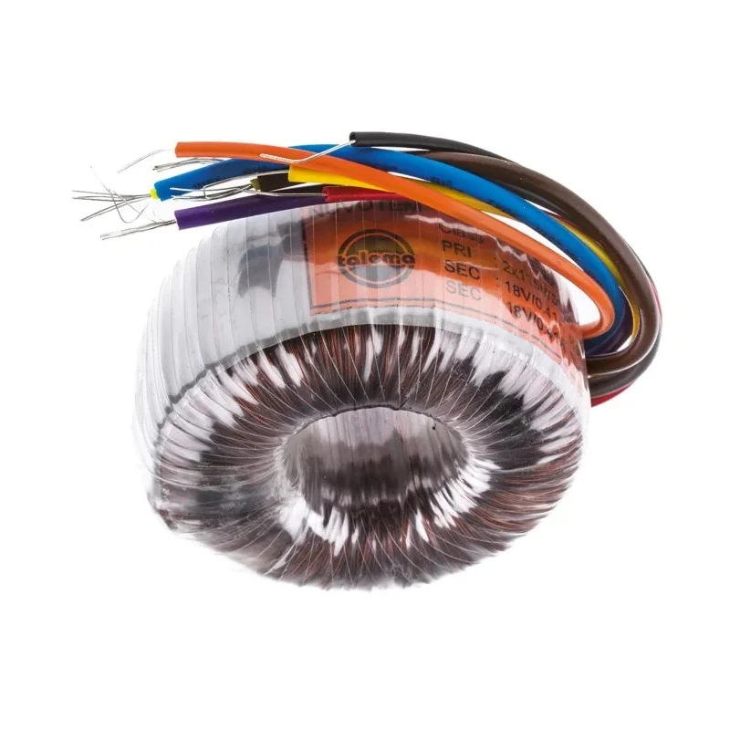 Nuvotem Talema Toroidal Transformer 115 V AC, 230 V AC Primary, 2 x 18 V AC Secondary, 15 VA, Dual Secondary Dual 91226-P2S2