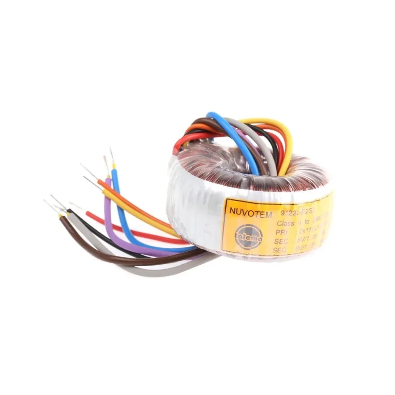 Nuvotem Talema 115 V ac 230 V ac Dual Primary Dual Secondary Toroidal Transformer 2 Outputs 2 x 6 V ac 15 VA 91222-P2S2