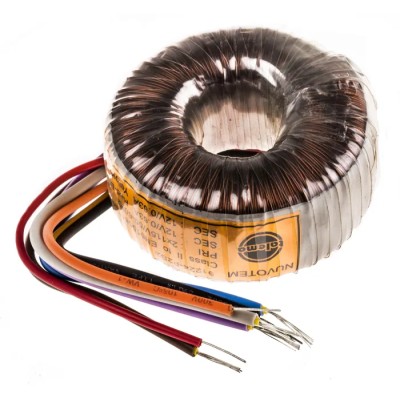 Nuvotem Talema Toroidal Transformer 115 V AC, 230 V AC Primary, 2 x 12 V AC Secondary, 15 VA 91224-P2S