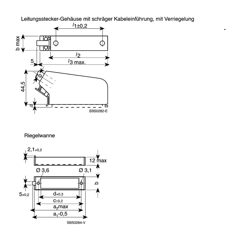 TE Connectivity Locking Tray Housing for DIN 41612 Connector Series C42334A Black Netherlands Origin C42334A228C175