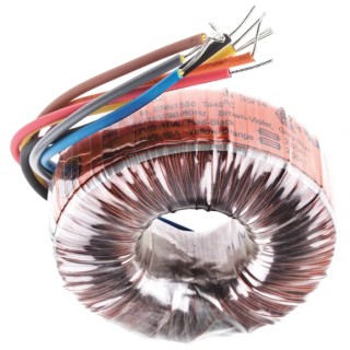 Nuvotem Talema 230 V AC 2 x 12 V AC Toroidal Transformer 2 Output 50 VA, RoHS 91948-P2S2