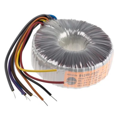 Nuvotem Talema Toroidal Transformer 230 V AC Primary, 2 x 30 V AC Secondary, 2 Outputs, 160 VA Power, Model 91962-P2S2