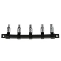 RS PRO 5-Piece 1/4 in Standard Socket Set, Chrome Vanadium Steel, Square Drive 262-0230