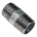 RS PRO Galvanised Malleable Iron Fitting Nipple Male 1 in BSPT to Male 1 in BSPT 257-8016