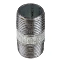 RS PRO Galvanised Malleable Iron Fitting Nipple Male 1 in BSPT to Male 1 in BSPT 257-8016