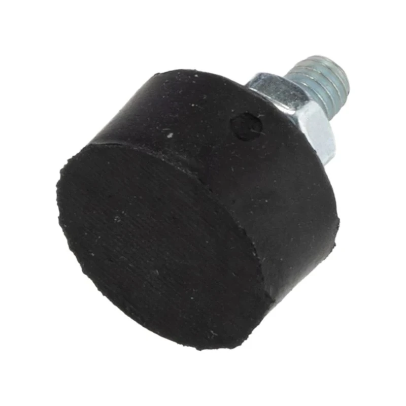 FIBET Cylindrical M4 x 10 mm Anti-Vibration Mount Male Buffer Foot with 18.9 daN Compression Load, 15 mm Outside 1508VE10-45