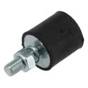 FIBET Cylindrical M6 x 18 mm Anti-Vibration Mount, Male Buffer Foot with 29.6 daN Compression, 20 mm OD, 38 mm H 2020VE18-60