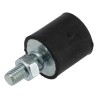 FIBET Cylindrical M6 x 18 mm Anti-Vibration Mount, Male Buffer Foot with 29.6 daN Compression, 20 mm OD, 38 mm H 2020VE18-60