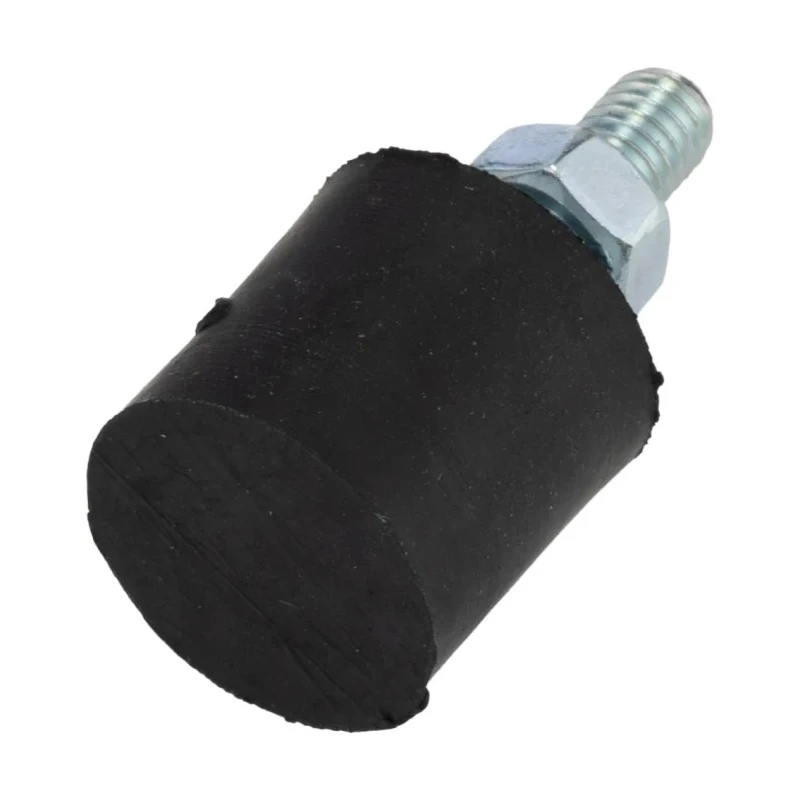 FIBET Cylindrical M6 x 18 mm Anti-Vibration Mount, Male Buffer Foot with 29.6 daN Compression, 20 mm OD, 38 mm H 2020VE18-60