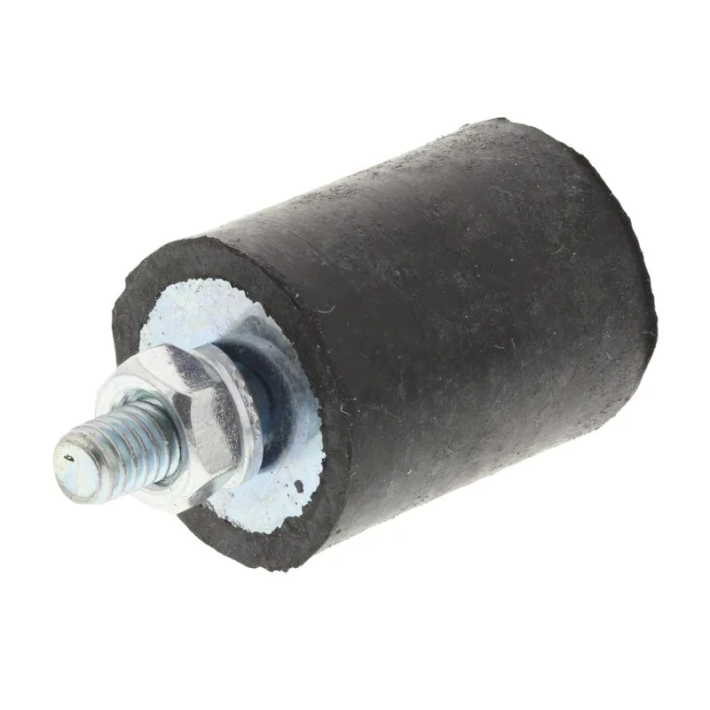 FIBET Cylindrical M4 x 10 mm Anti-Vibration Mount Male Buffer Foot with 18 daN Compression 16 mm OD 30 mm H 1620VE10-60