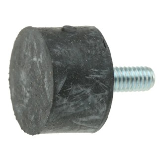 FIBET Cylindrical M4 x 10 mm Anti-Vibration Mount, Male Buffer Foot with 16.4 daN Compression, 16 mm OD, 22 mm H 1610VE10-45