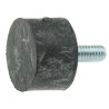 FIBET Cylindrical M4 x 10 mm Anti-Vibration Mount, Male Buffer Foot with 16.4 daN Compression, 16 mm OD, 22 mm H 1610VE10-45