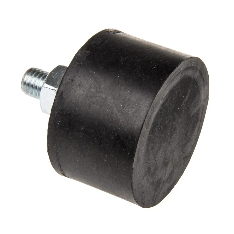 FIBET Cylindrical M10 x 25 mm Anti-Vibration Mount Male Buffer Foot 291 daN Compression 50 mm OD 55 mm H 5030VE25-60