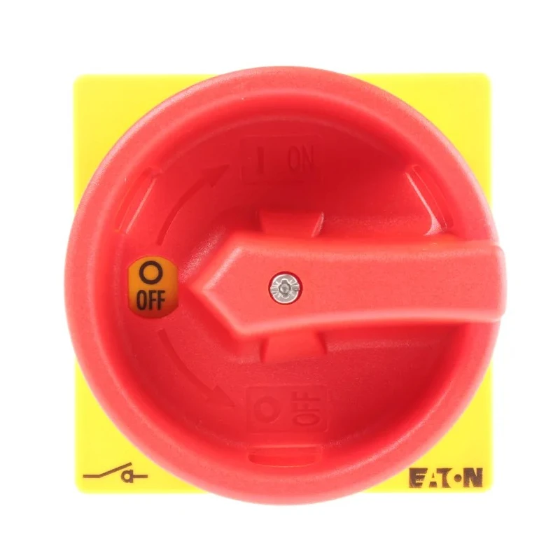 Eaton 1-Pole Panel Mount Isolator Switch IP65 100A, Red Handle, Screw Terminal, 0.6W T0-1 