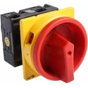 Eaton 2-Pole Panel Mount Isolator Switch IP65 Rated 260A, 13 kW, Red Handle T3-1 Series IP65