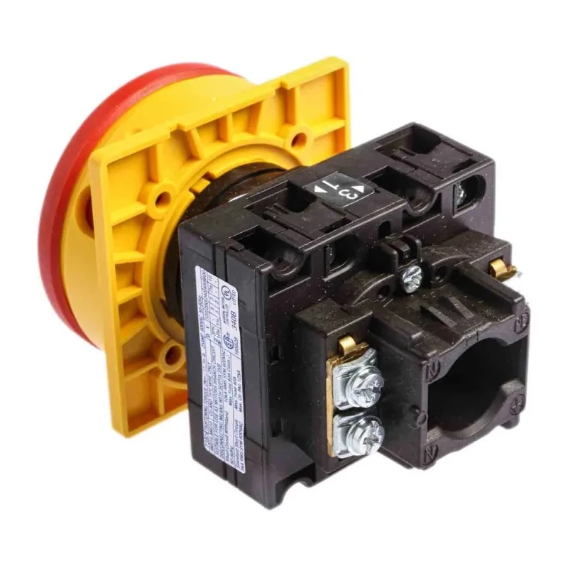 Eaton 2-Pole Panel Mount Isolator Switch IP65 Rated 260A, 13 kW, Red Handle T3-1 Series IP65