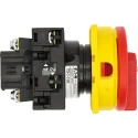 Eaton 2-Pole Panel Mount Isolator Switch IP65 Rated 260A, 13 kW, Red Handle T3-1 Series IP65