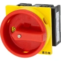 Eaton 2-Pole Panel Mount Isolator Switch IP65 Rated 260A, 13 kW, Red Handle T3-1 Series IP65