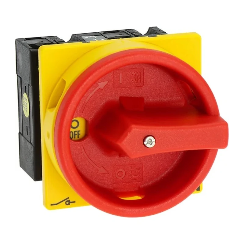 Eaton 2-Pole Panel Mount Isolator Switch IP65 Rated 260A, 13 kW, Red Handle T3-1 Series IP65
