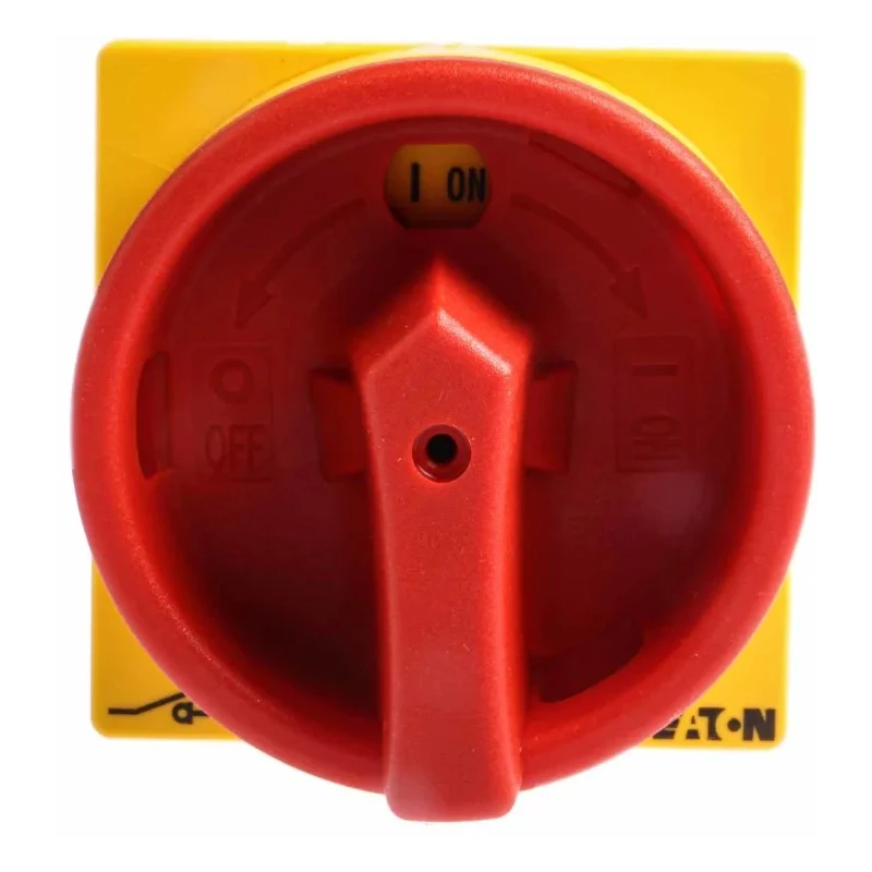Eaton 2-Pole Panel Mount Isolator Switch IP65 Rated 260A, 13 kW, Red Handle T3-1 Series IP65