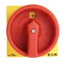 Eaton 2-Pole Panel Mount Isolator Switch, IP65 Rated, 110A, 0.6 W, Red Handle, T0-1 Series MPN 