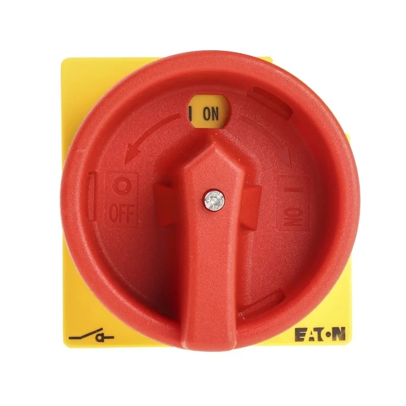 Eaton 2-Pole Panel Mount Isolator Switch, IP65 Rated, 110A, 0.6 W, Red Handle, T0-1 Series MPN 