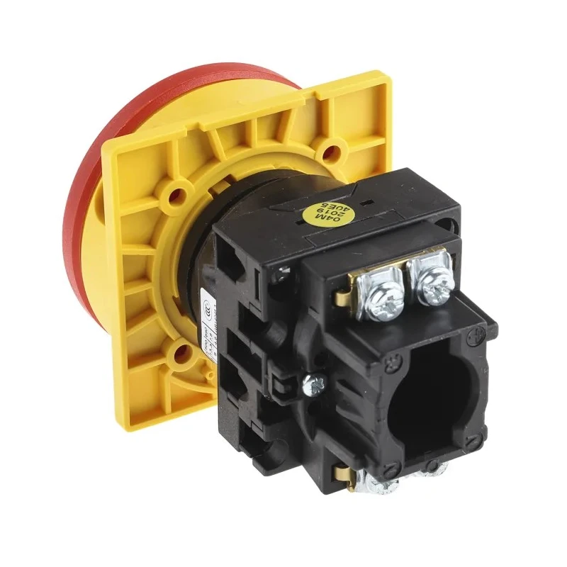 Eaton 2-Pole Panel Mount Isolator Switch, IP65 Rated, 110A, 0.6 W, Red Handle, T0-1 Series MPN 