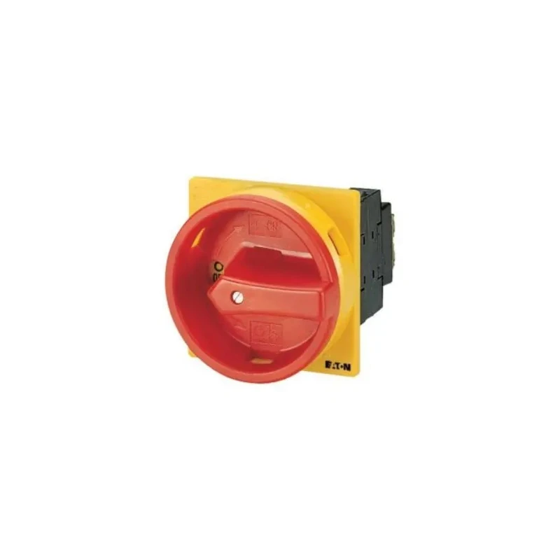 Eaton 2-Pole Panel Mount Isolator Switch, IP65 Rated, 110A, 0.6 W, Red Handle, T0-1 Series MPN 