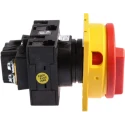Eaton 2-Pole Panel Mount Isolator Switch IP65 Rated 260A, 13 kW, Red Handle T3-1 Series IP65