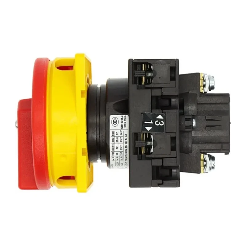 Eaton 2-Pole Panel Mount Isolator Switch IP65 Rated 260A, 13 kW, Red Handle T3-1 Series IP65