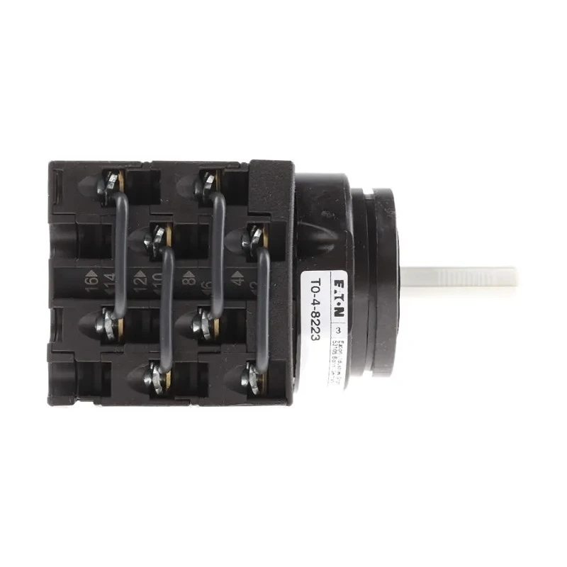 Eaton 2 Position 90° Toggle Actuator Cam Switch 20A 690V AC Flush Mount 78627324 T0-4-8223/E/EZ-P1(RS257-9558)