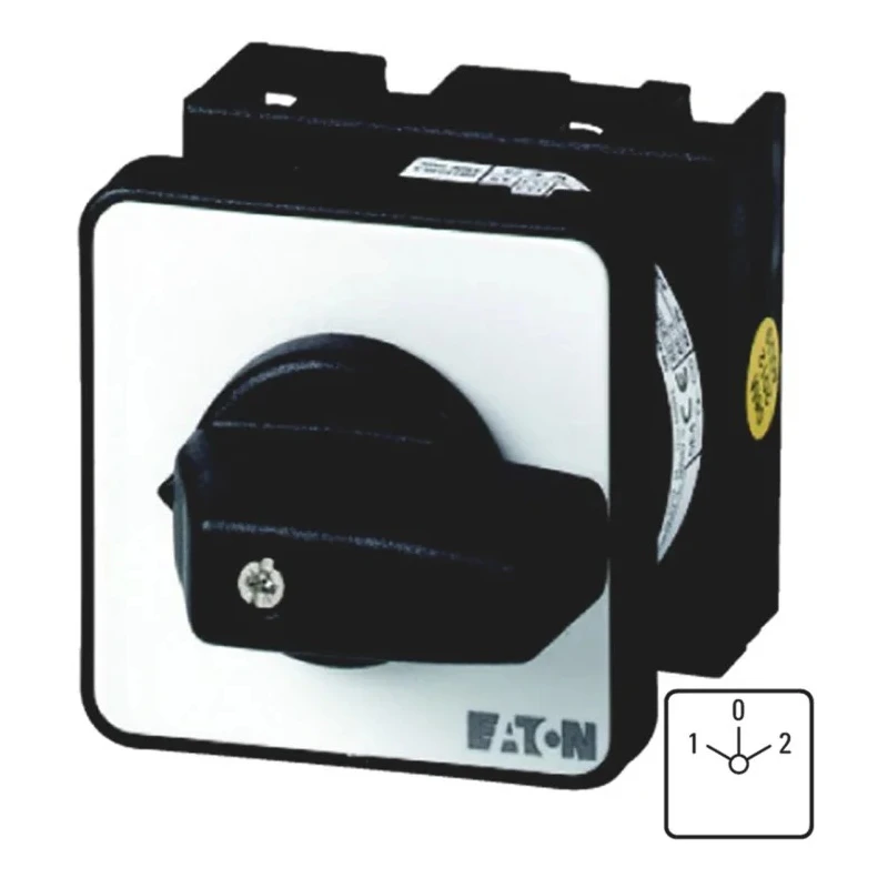 Eaton Cam Switch 3 Position 60°, Toggle Actuator 20A, 690V AC, IP65, Flush Mount 78627325 T0-2-8211/E/EZ-P1(RS257-9564)