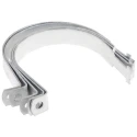Unistrut Hot Dip Galvanised Stainless Steel Pipe Clamp 32mm Width, 14mm Fixing Hole Diameter, 204mm Length SS 2 M