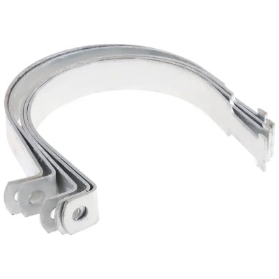 Unistrut Hot Dip Galvanised Stainless Steel Pipe Clamp 32mm Width, 14mm Fixing Hole Diameter, 204mm Length SS 2 M