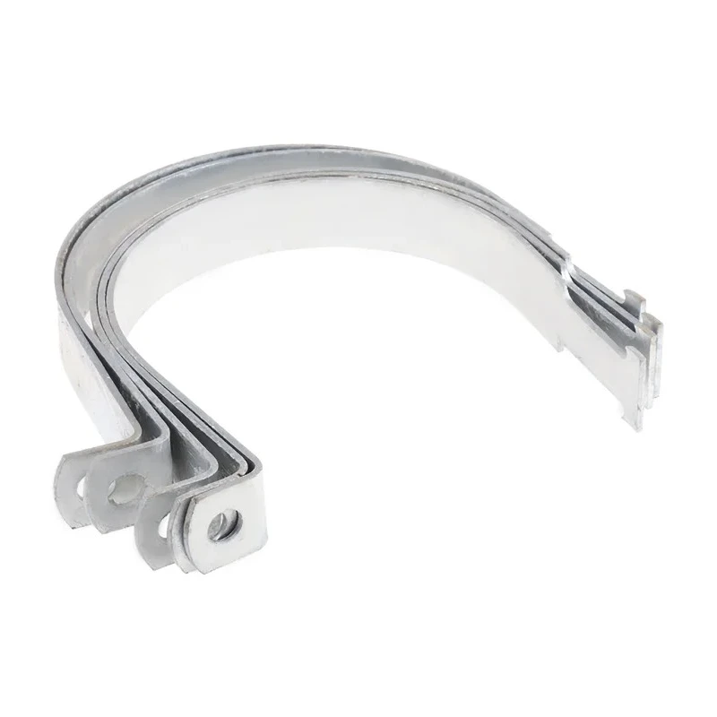Unistrut Hot Dip Galvanised Stainless Steel Pipe Clamp 32mm Width, 14mm Fixing Hole Diameter, 204mm Length SS 2 M