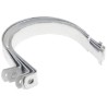Unistrut Hot Dip Galvanised Stainless Steel Pipe Clamp 32mm Width, 14mm Fixing Hole Diameter, 204mm Length SS 2 M